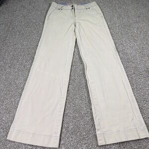 Oxygen Beige Low Rise Wide Leg Corduroy Y2k Pants Womens Size 28/31 Stretch